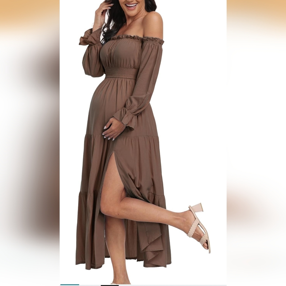 Boho Maternity Dress